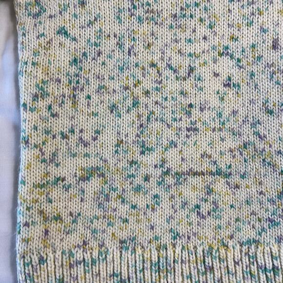 Talbots Small Petite Yellow Pastel Knit Mock Neck Sweater - Picture 6 of 6